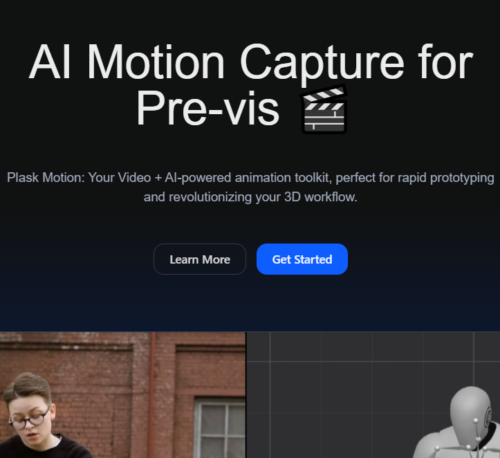 Plask.ai Motion Capture enhances pre-visualization with precise tracking, expressive facial animation, and diverse gestures for efficient 3D animation across industries.