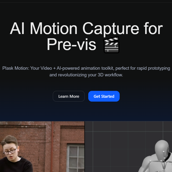 Plask.ai Motion Capture enhances pre-visualization with precise tracking, expressive facial animation, and diverse gestures for efficient 3D animation across industries.